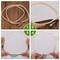 Caydo 3 Pieces 3 Sizes Square Embroidery Hoops Adjustable Circle Cross Stitch Hoop Embroidery Frames for Sewing, Needlework, DIY Embroidery Craft